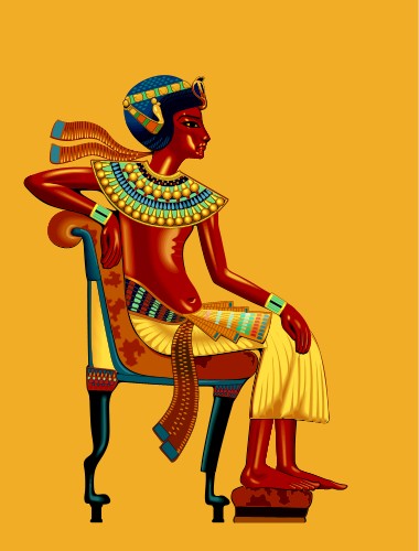 Tut's Throne Design; People, Traditional, Totem, Graphics, Tut's, Throne, Design