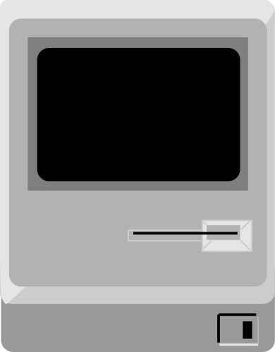 Computer; Mac, Screen, Disc, Drive, CPU