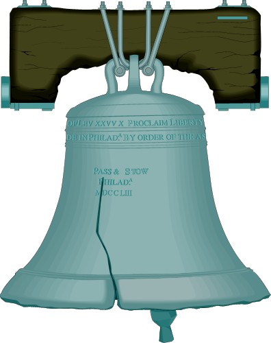 Liberty Bell; Travel, Asia, Totem, Graphics, Liberty, Bell