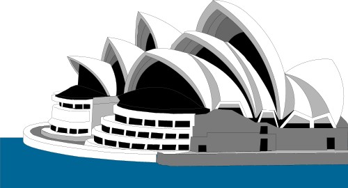 Sydney Opera House; Travel, Pacific, Management, Graphics, Sydney, Opera, House