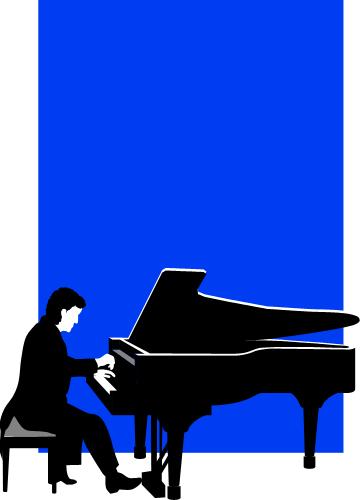 Piano player; Piano, Music