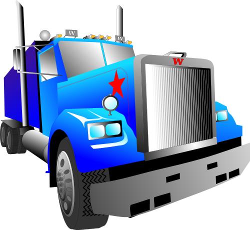 Truck; Cab, Truck, Lorry, Transport, Wheels, Engine