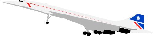 Transport: Concorde supersonic jet