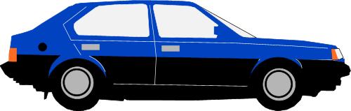 Volvo saloon car; Volvo, Saloon, Car, Vehicle, Blue