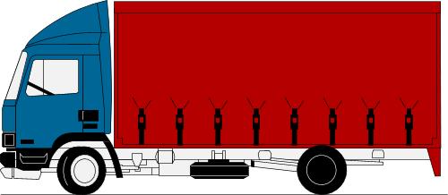 Transport: High-sided lorry