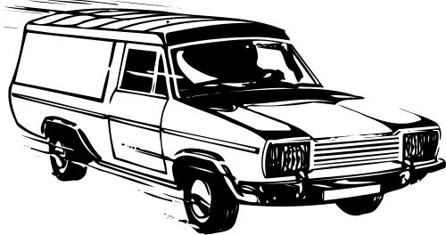 Van; Vehicle, Wheels, Fast, People, Work, Deliver, Motor, Engine