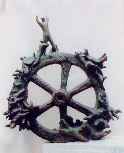 Fortuna; 1999 year; bronze; 63x57x15 sm