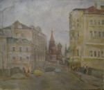 Petrov's gates, Old Moscow. City landscape