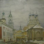 The Pyatnitskaya street, Old Moscow. City landscape