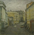The Pyatnitskaya street, Old Moscow. City landscape