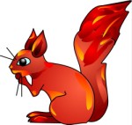 Red squirrel, Animals