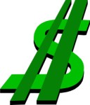 Perspective dollar symbol, Business