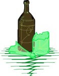 Разбитая бутылка, Экология