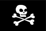 Пиратский флаг, Флаги, просмотров: 3693