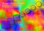 Coloured tie-dye fractals, Corel Xara