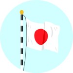 Японский Флаг, Азия