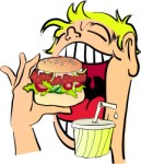 Burger, Cartoons