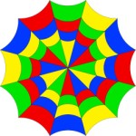 Colour spiral web, Graphics