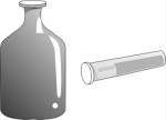 Testtube and bottle, Science